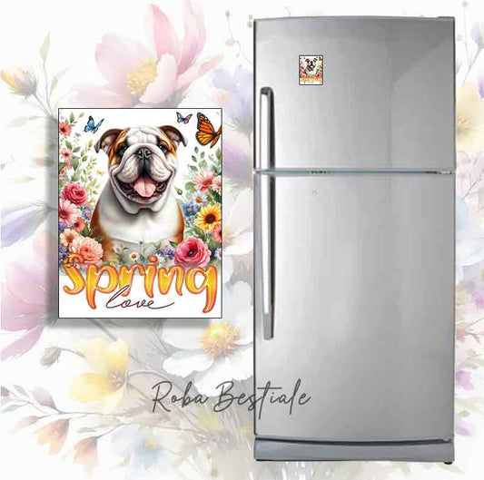 Magnete SPRING LOVE - BULLDOG INGLESE