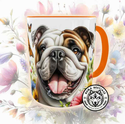 Tazza SPRING LOVE - BULLDOG INGLESE