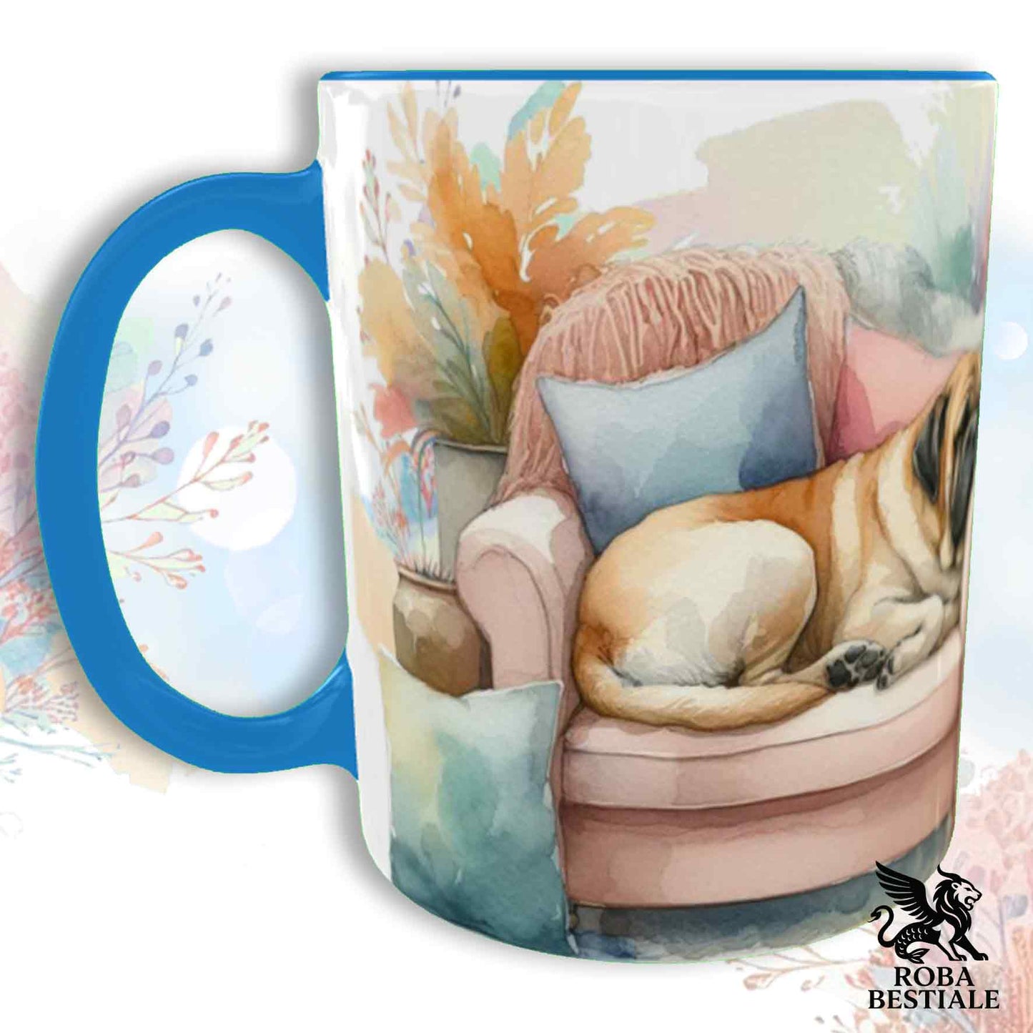 Tazza SOFT LIFE - BULLMASTIFF - In Ceramica, colore a scelta - 330 ml