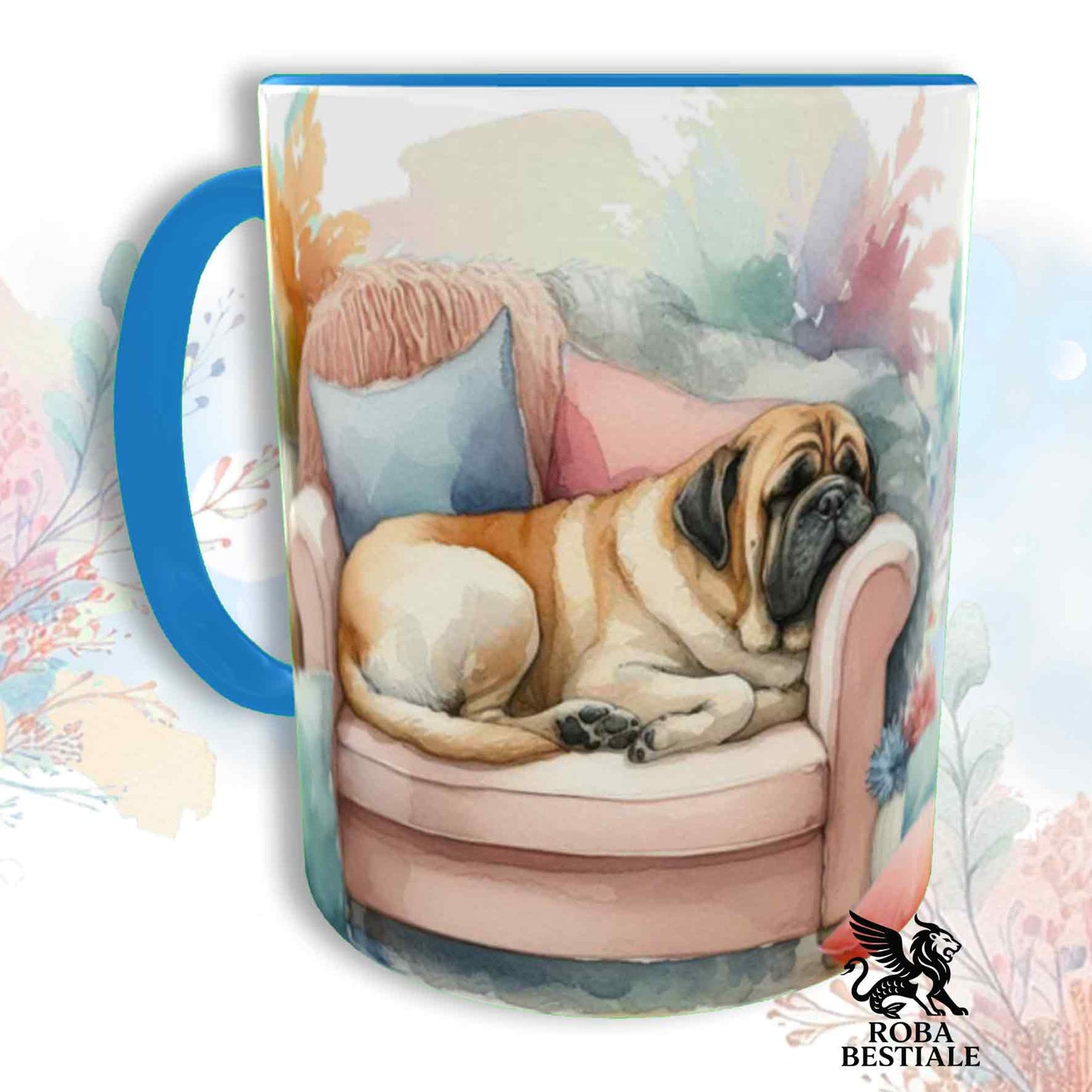 Tazza SOFT LIFE - BULLMASTIFF - In Ceramica, colore a scelta - 330 ml