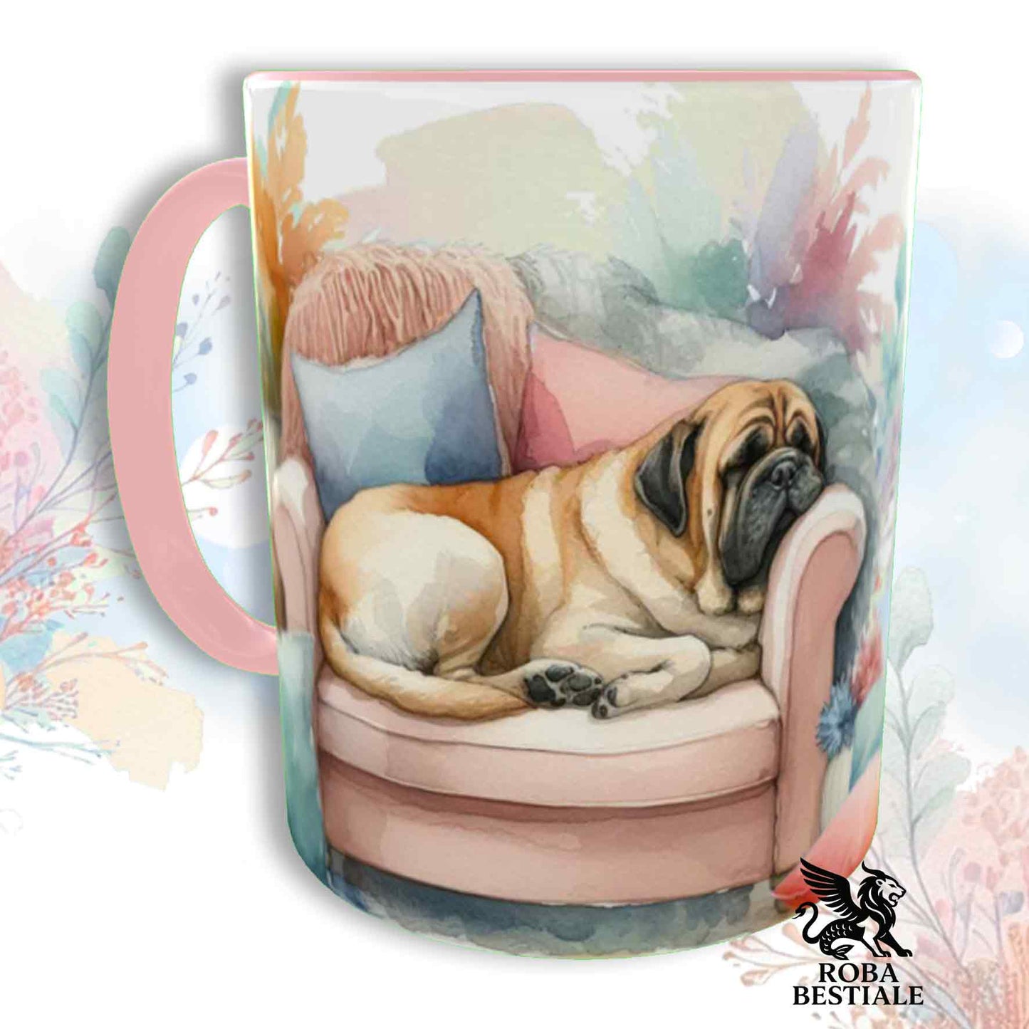 Tazza SOFT LIFE - BULLMASTIFF - In Ceramica, colore a scelta - 330 ml