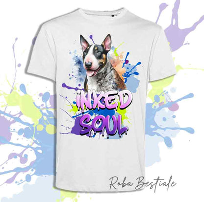 T-shirt INKED SOUL - BULL TERRIER Tricolore
