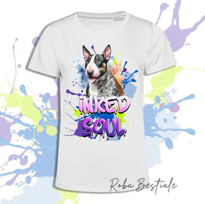 T-shirt INKED SOUL - BULL TERRIER Tricolore