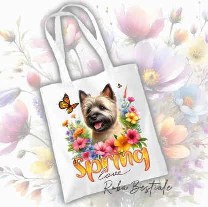 Sac cabas CAIRN TERRIER Froment - Collection Spring Love