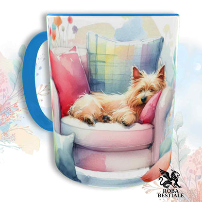 Tazza SOFT LIFE - CAIRN TERRIER Grano - In Ceramica, colore a scelta - 330 ml