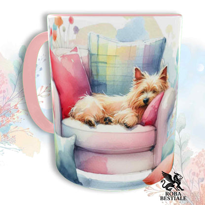 Tazza SOFT LIFE - CAIRN TERRIER Grano - In Ceramica, colore a scelta - 330 ml