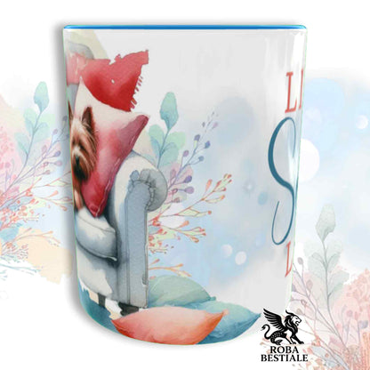 Tazza SOFT LIFE - CAIRN TERRIER Rosso - In Ceramica, colore a scelta - 330 ml