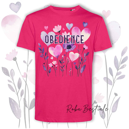 T-Shirt CANDY - OBEDIENCE - 6 COLORI DISPONIBILI - Uomo o Donna, 100% Cotone, dalla XS alla 5XL