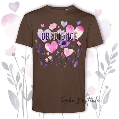 T-Shirt CANDY - OBEDIENCE - 6 COLORI DISPONIBILI - Uomo o Donna, 100% Cotone, dalla XS alla 5XL