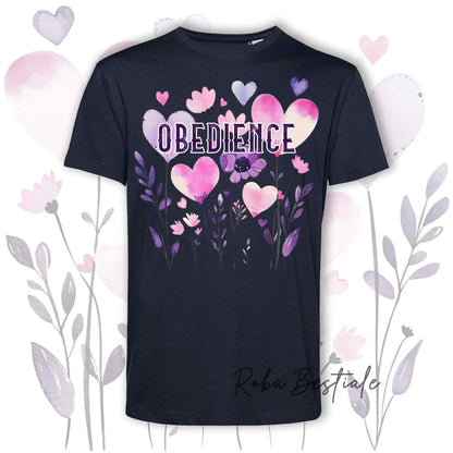 T-Shirt CANDY - OBEDIENCE - 6 COLORI DISPONIBILI - Uomo o Donna, 100% Cotone, dalla XS alla 5XL