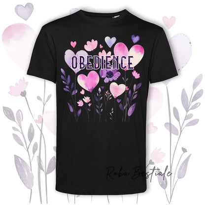 T-Shirt CANDY - OBEDIENCE - 6 COLORI DISPONIBILI - Uomo o Donna, 100% Cotone, dalla XS alla 5XL
