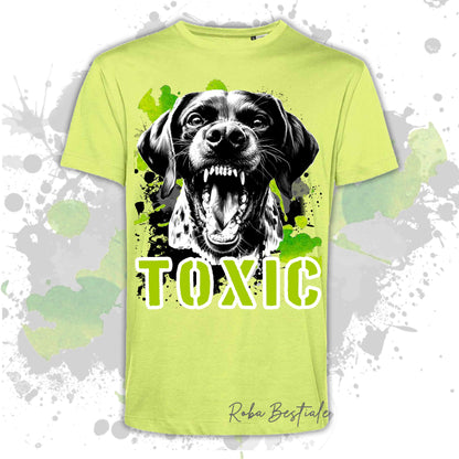 T-Shirt TOXIC - CANE DA FERMA TEDESCO A PELO CORTO - KURZHAAR - Uomo o Donna, disponibile in tanti colori - dalla XS alla 5XL