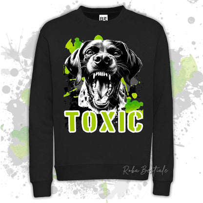 Felpa TOXIC - CANE DA FERMA TEDESCO A PELO CORTO - KURZHAAR - Girocollo, Unisex, in tanti colori! - dalla XS alla 3XL