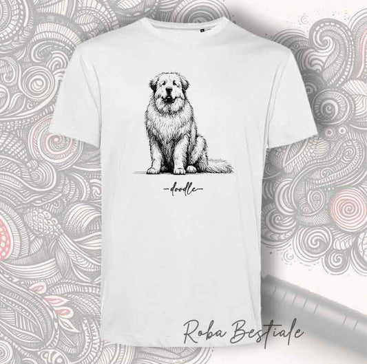 T-Shirt DOODLE - CANE DA MONTAGNA DEI PIRENEI