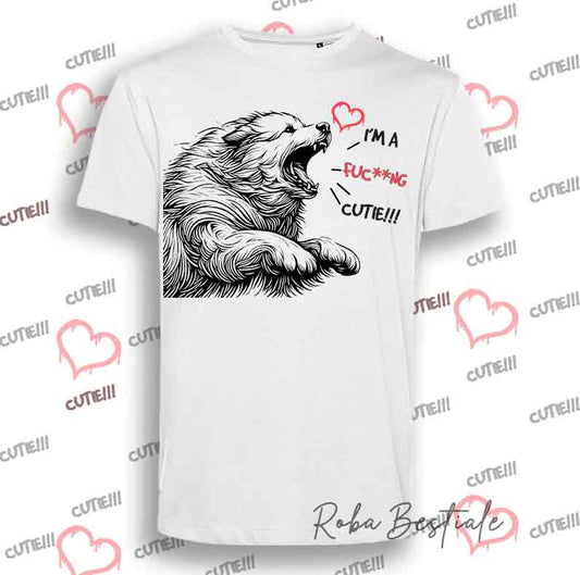T-Shirt I'M A FUC**NG CUTIE - CANE DA MONTAGNA DEI PIRENEI