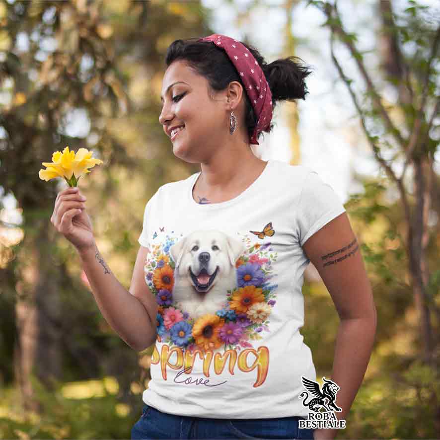 SPRING LOVE T-Shirt - PYRENEES MOUNTAIN DOG