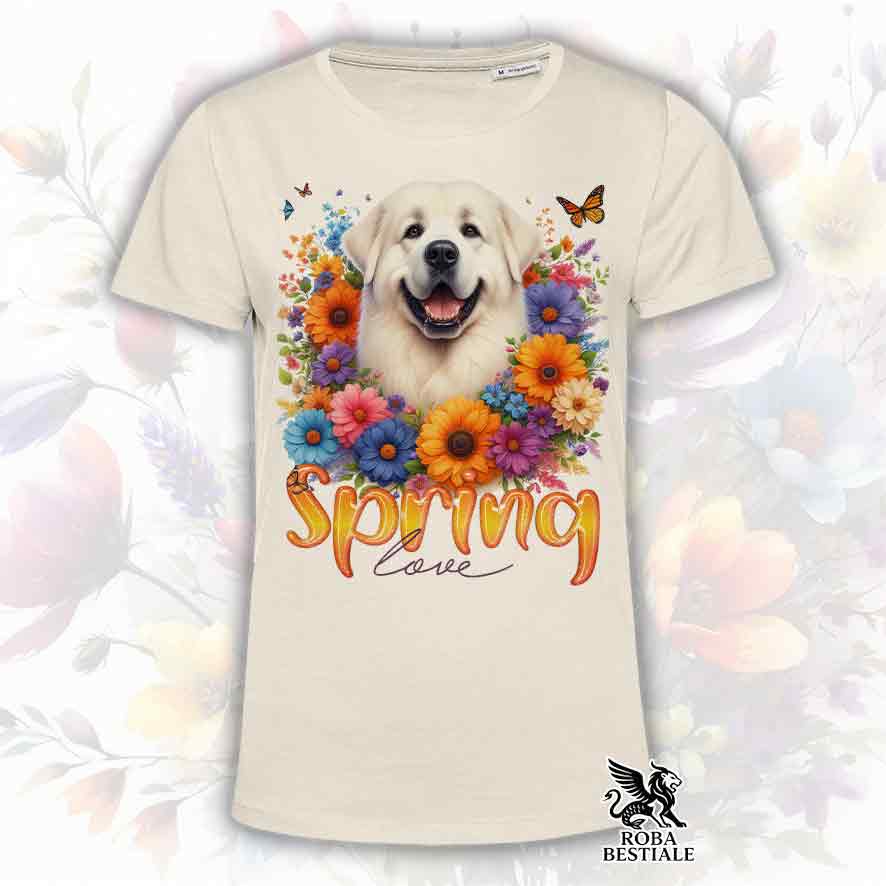 SPRING LOVE T-Shirt - PYRENEES MOUNTAIN DOG