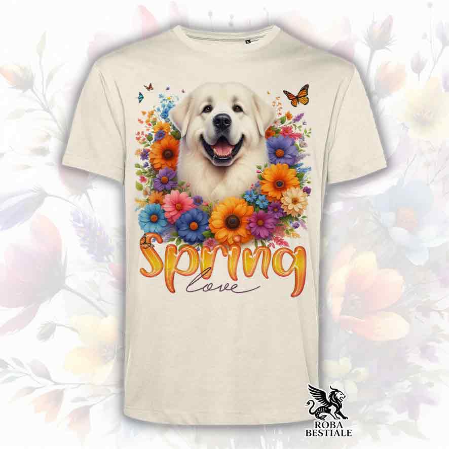 SPRING LOVE T-Shirt - PYRENEES MOUNTAIN DOG