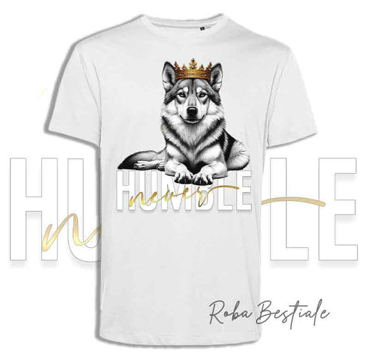T-shirt NEVER HUMBLE - CANE LUPO CECOSLOVACCO