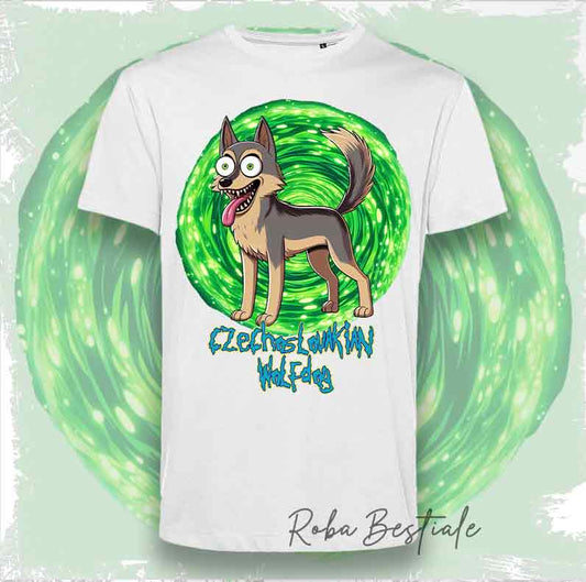 T-Shirt RICK & MORTY - CANE LUPO CECOSLOVACCO