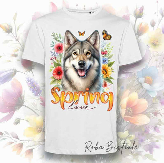 T-Shirt SPRING LOVE - CANE LUPO CECOSLOVACCO