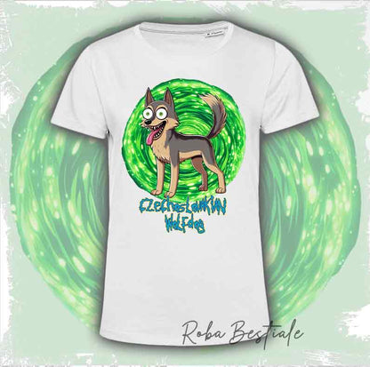 RICK &amp; MORTY T-Shirt - CZECHOSLOVAK WOLF DOG