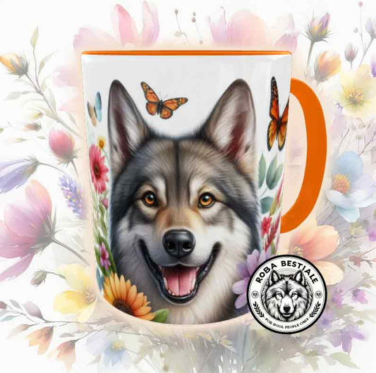 Tazza SPRING LOVE - CANE LUPO CECOSLOVACCO