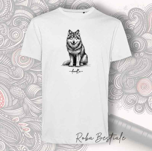 T-Shirt DOODLE - CANE LUPO DI SAARLOOS