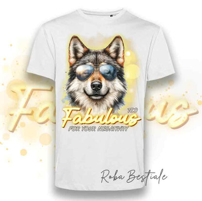 T-Shirt TOO FABULOUS - CANE LUPO DI SAARLOOS Grigio