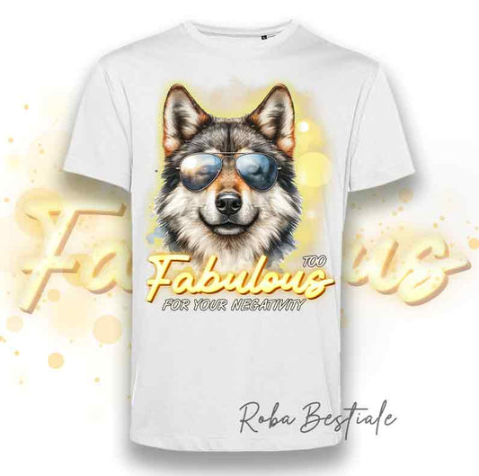 T-Shirt TOO FABULOUS - CANE LUPO DI SAARLOOS Grigio