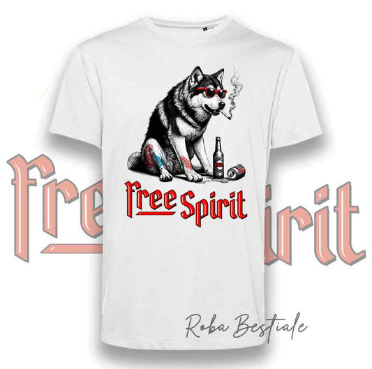 T-Shirt FREE SPIRIT - CANE LUPO DI SAARLOOS