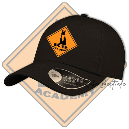 Cappellino K9 ACADEMY - 100% Cotone - Nero