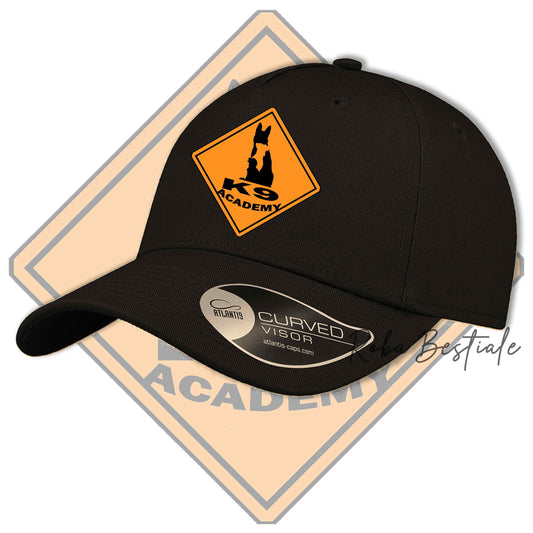 Cappellino K9 ACADEMY - 100% Cotone - Nero