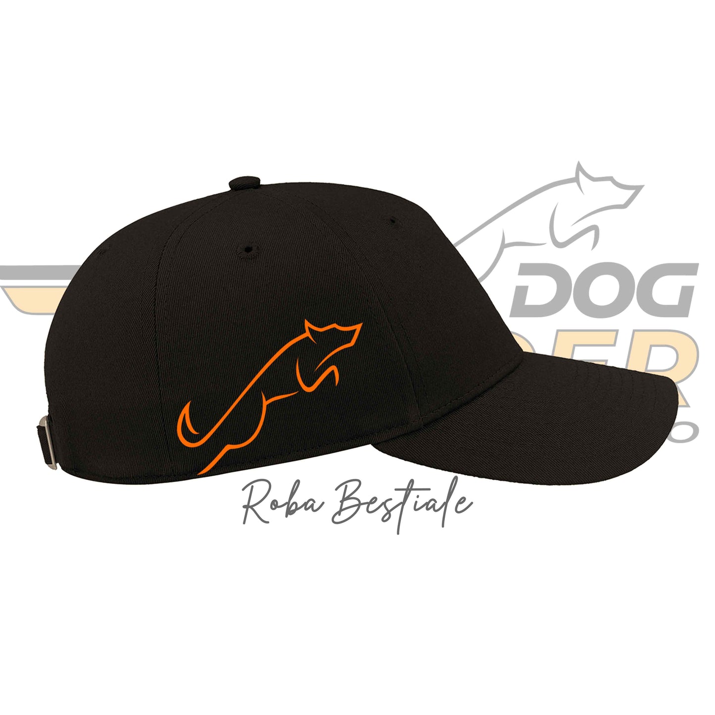 Cappellino WONDERDOG - 100% Cotone - Nero