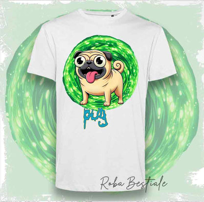 RICK &amp; MORTY T-Shirt - PUG Fawn