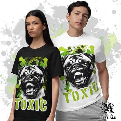 T-Shirt TOXIC - CARLINO - Bianca, Beige o Nera, dalla XS alla 5XL