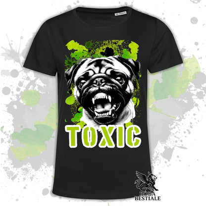 T-Shirt TOXIC - CARLINO - Bianca, Beige o Nera, dalla XS alla 5XL
