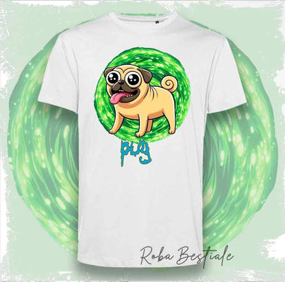 RICK &amp; MORTY T-Shirt - PUG (PUG)
