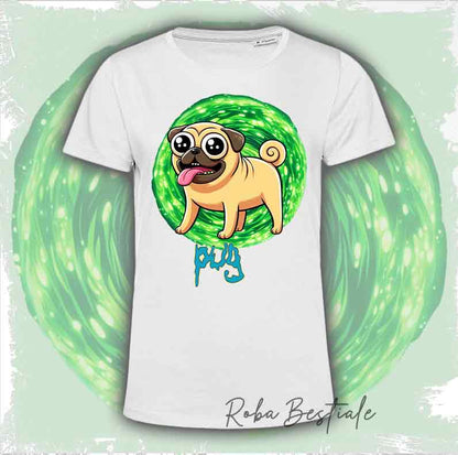 RICK &amp; MORTY T-Shirt - PUG (PUG)