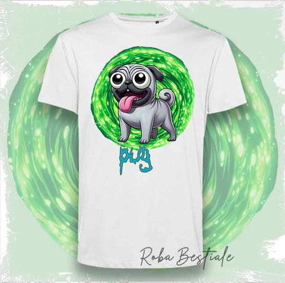 RICK &amp; MORTY T-Shirt - PUG (PUG)