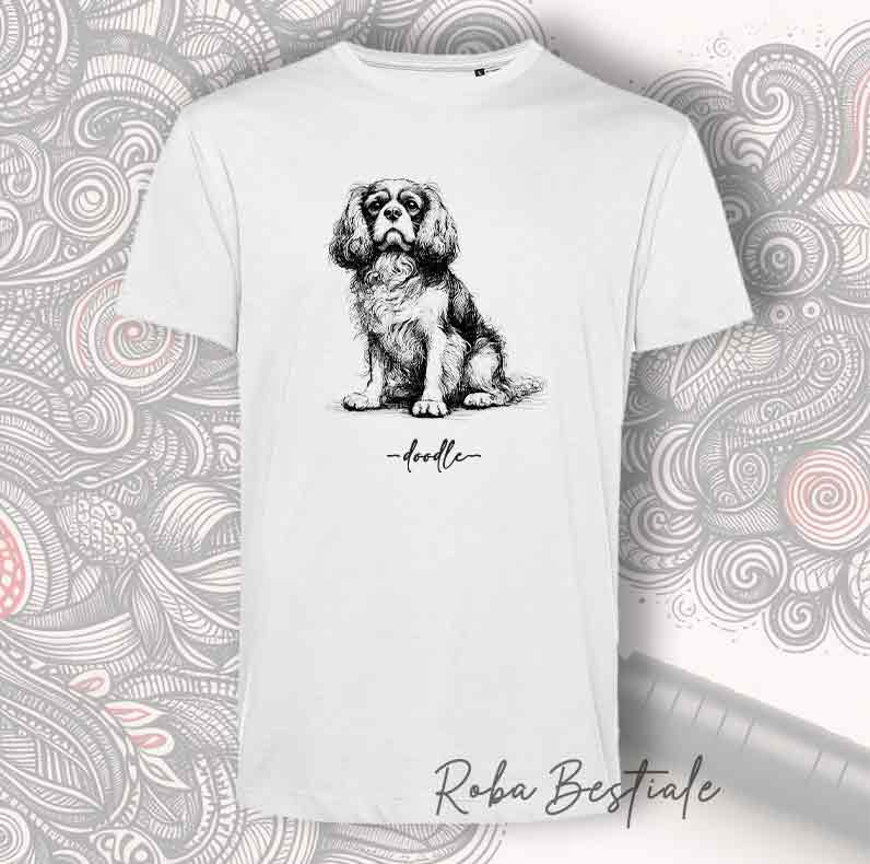 T-Shirt DOODLE - CAVALIER KING CHARLES SPANIEL