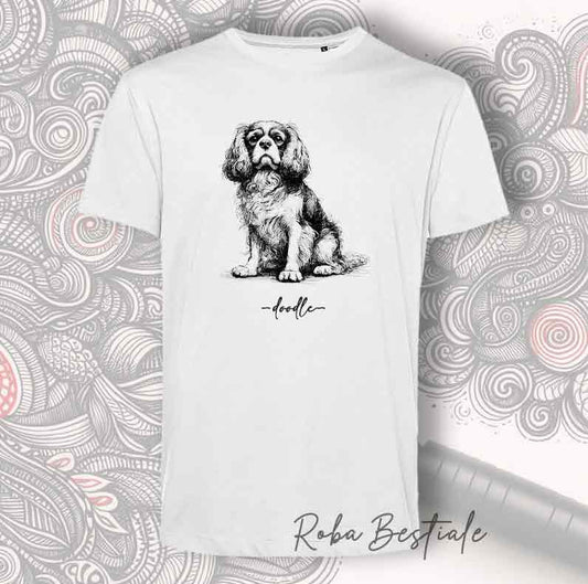 T-Shirt DOODLE - CAVALIER KING CHARLES SPANIEL