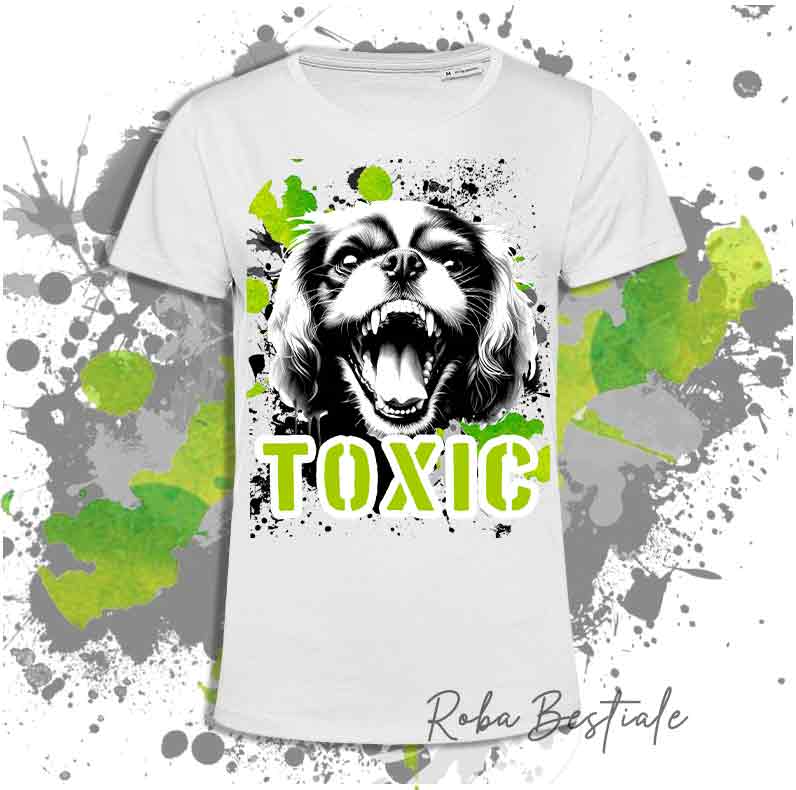T-Shirt TOXIC - CAVALIER KING CHARLES SPANIEL