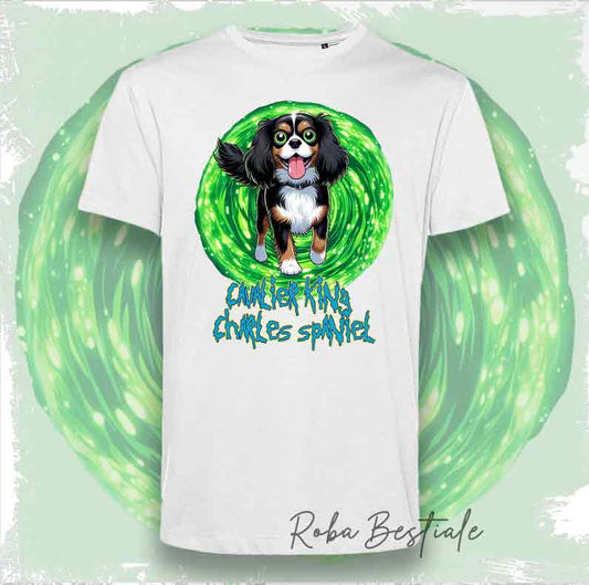 RICK &amp; MORTY T-Shirt - CAVALIER KING CHARLES SPANIEL