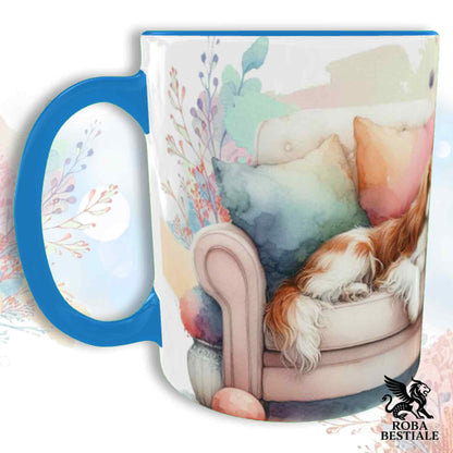 SOFT LIFE Mug - CAVALIER KING CHARLES SPANIEL Blenheim - Ceramic, color of your choice - 330 ml