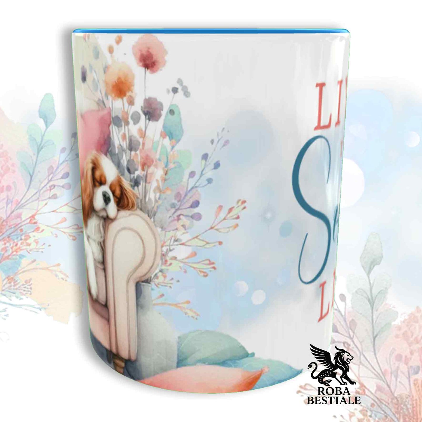 SOFT LIFE Mug - CAVALIER KING CHARLES SPANIEL Blenheim - Ceramic, color of your choice - 330 ml