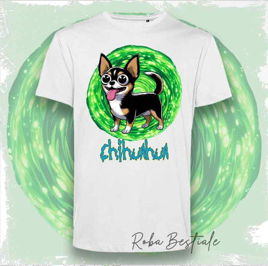 RICK &amp; MORTY T-Shirt - CHIHUAHUA Short Hair