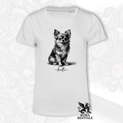 DOODLE T-Shirt - CHIHUAHUA Long Hair