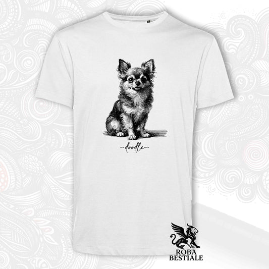 DOODLE T-Shirt - CHIHUAHUA Long Hair