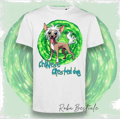 RICK &amp; MORTY T-Shirt - CHINESE CRESTED DOG